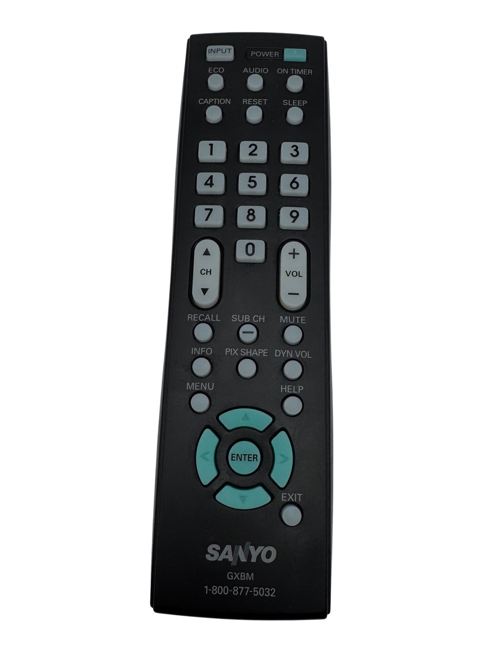 OEM Sanyo GXBM TV Remote Control Tested Working Original Replacement